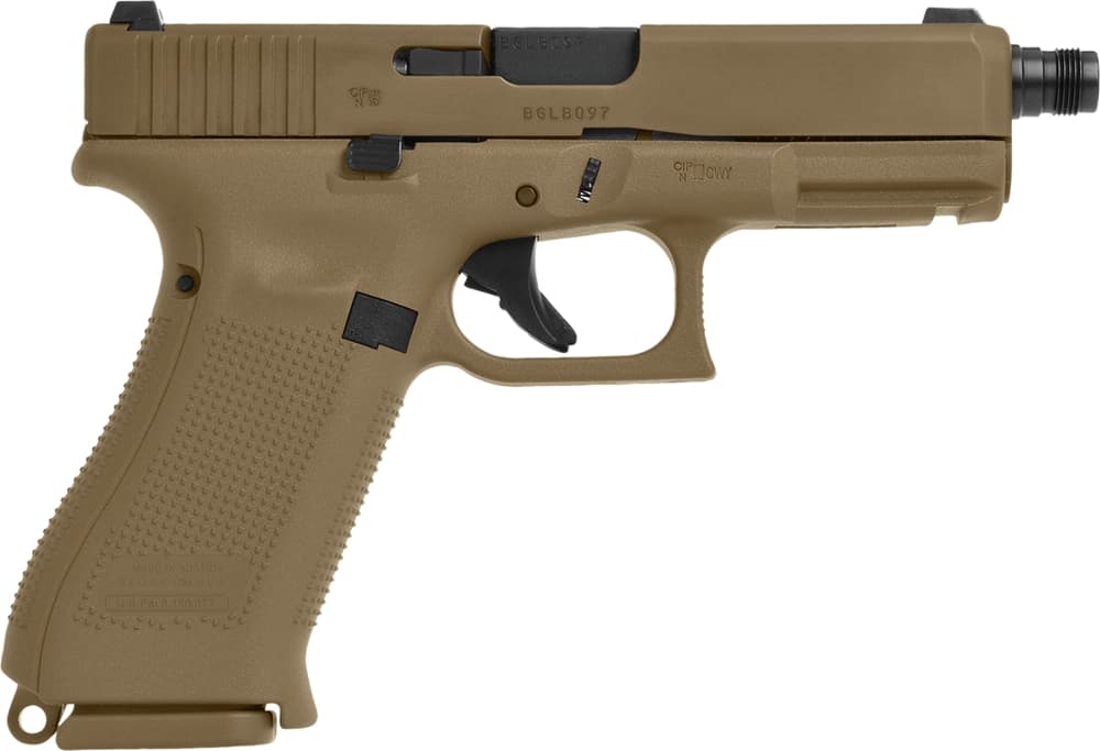 Glock Pistole 19x Gewindelauf M13,5x1 links