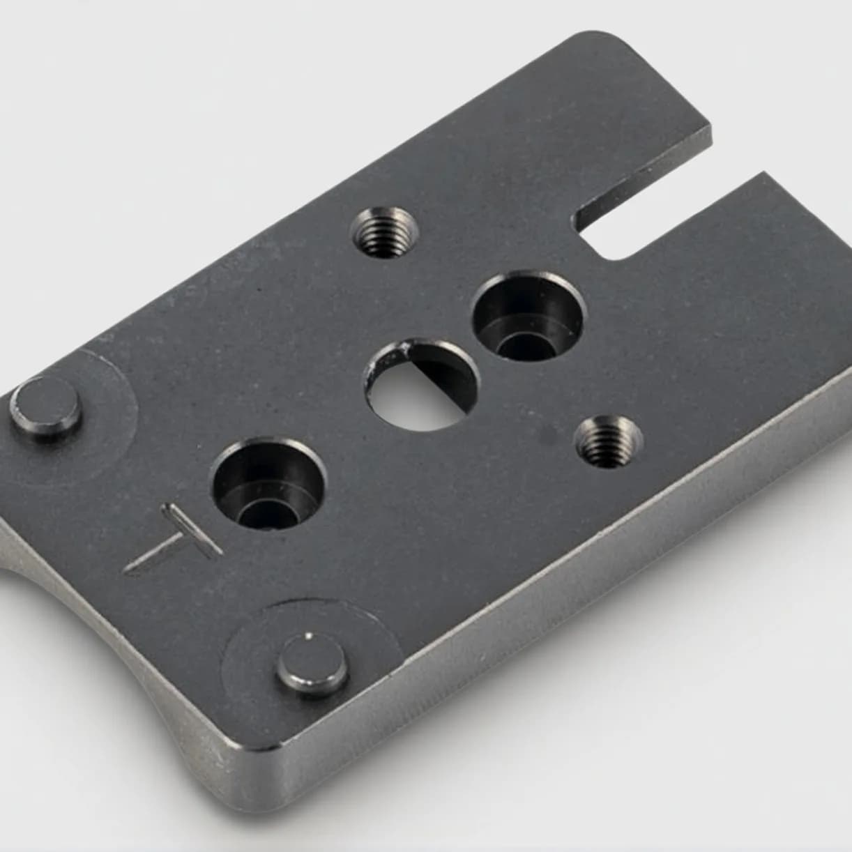 Beretta 92X RDO Optikplatte Trijicon RMR Footprint aus Stahl, Hauptansicht (Herstellerbild)