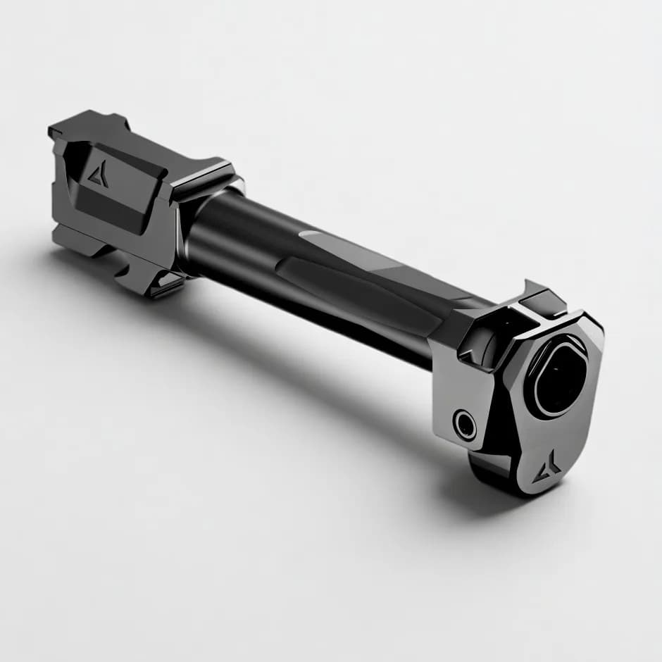 Radian Ramjet Lauf mit Afterburner Kompensator für Glock 19 Gen5, Hauptansicht (Herstellerbild)