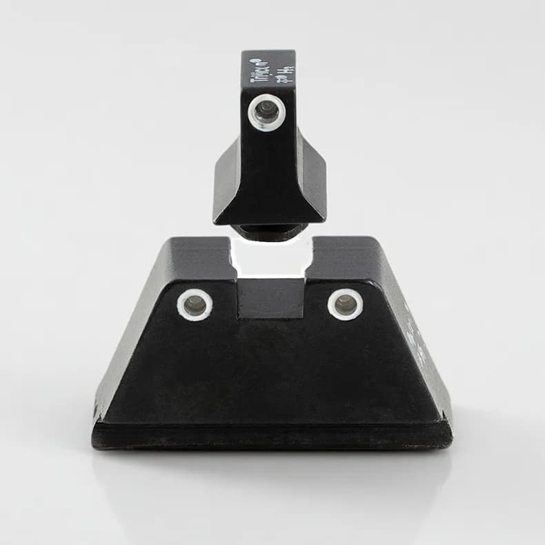 Trijicon Tritium-Visierset hoch für Glock, grün mit weißem Ring, Hauptansicht (Herstellerbild)